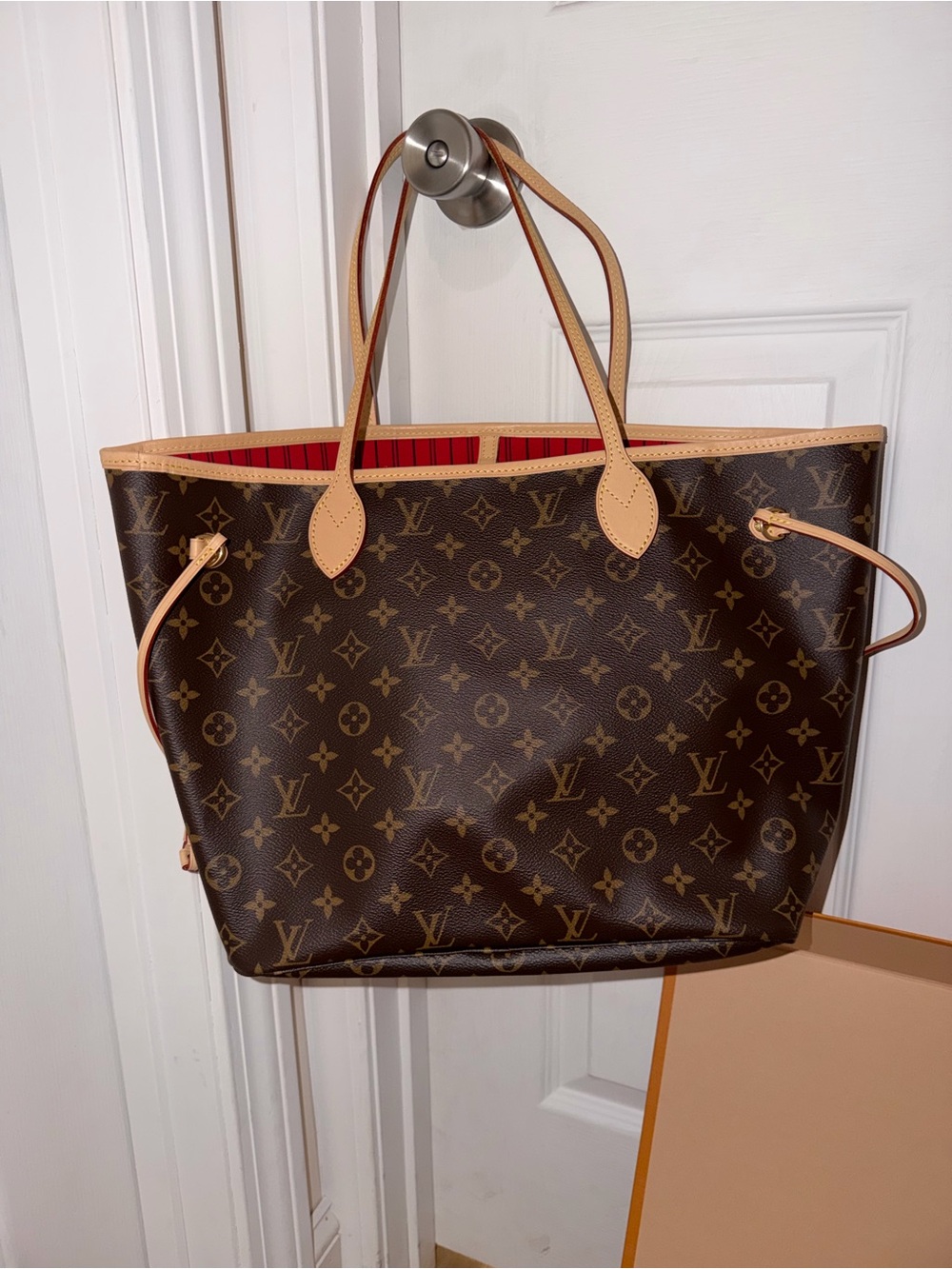 Louis Vuitton Neverfull MM Monogram – Pivoine Interior